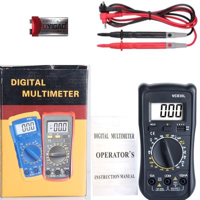 Factory Low Price 1999 Count Digital Electrical Multimeters With LCD Backlight VC830L Tester